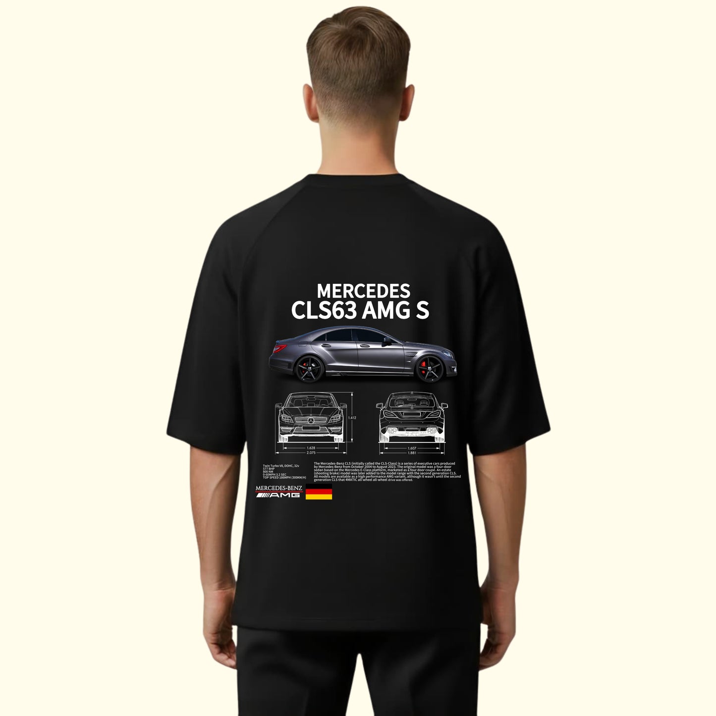 Mercedes CLS63s AMG Oversized T-Shirt