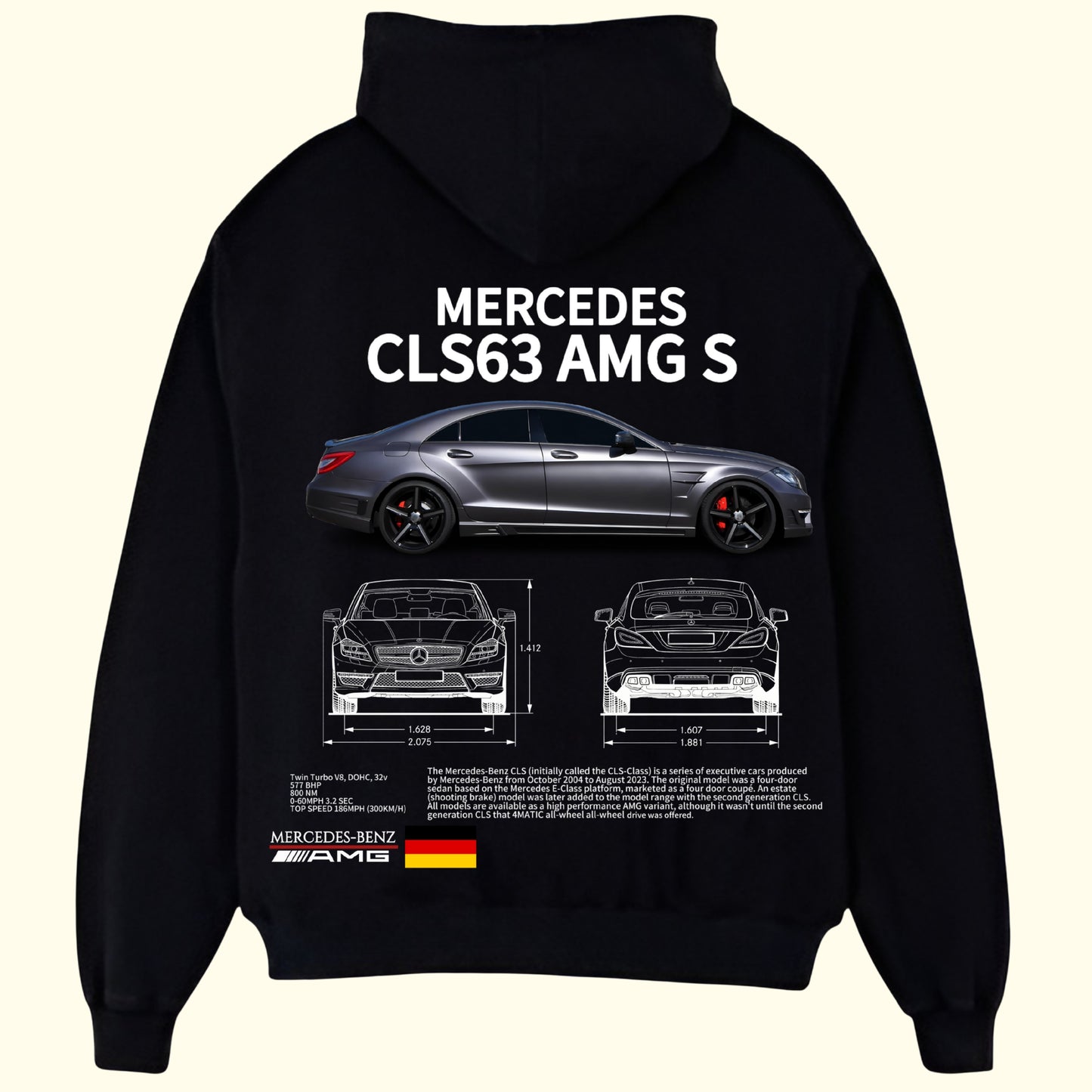 Mercedes CLS63s AMG Hoodie