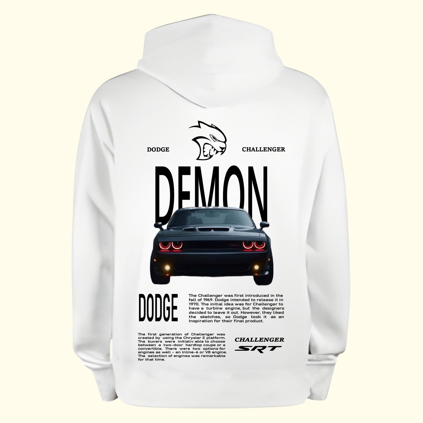 Dodge Challenger Demon Hoodie