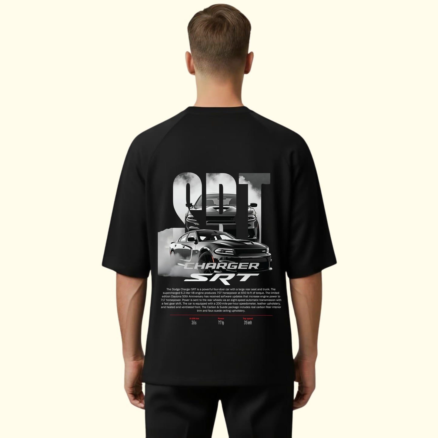Dodge Charger SRT Oversized T-Shirt
