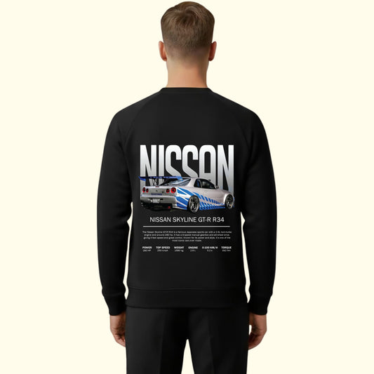 Nissan GT-R R34 Skyline Sweatshirt