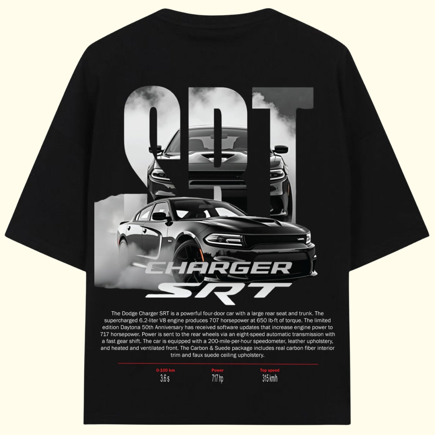 Dodge Charger SRT Oversized T-Shirt